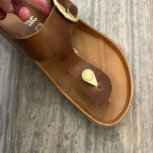 Birkenstock Gizeh Big Buckle Slide Sandal (Women) Cognac Size 11/42 NWT - Picture 8 of 9